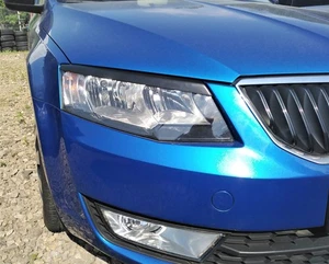 Juego de embellecedores de faros Mal de ojo de ABS adecuado para Skoda Octavia III - Imagen 1 de 2