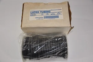 VWR Latex Tubing 1/4" ID, Black, 50ft - Picture 1 of 1
