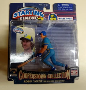 ROBIN YOUNT MILWAUKEE BREWERS 2000 COOPERSTOWN COLLECTION STARTING LINEUP2 NIB - Picture 1 of 1