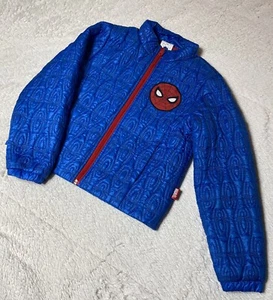 Disney Store Marvel Spider-Man Light Weight Quilted Jacket Boys Size 7/8 - Picture 1 of 7