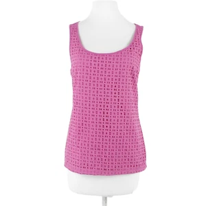 New York And Company Top Sz L Magenta Pink 100% Cotton Tank Top - Picture 1 of 10