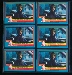 Lot (6) 1983 Topps The A-Team Mr. T #14 What's So Funny? BA Baracus (DK6) SWSW6