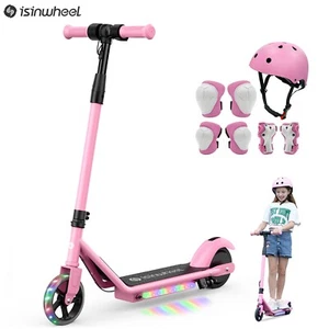Electric Scooter 150W With Helmet Set Adjustable Height E-Scooter Kids Ages 6-14 - Picture 1 of 20