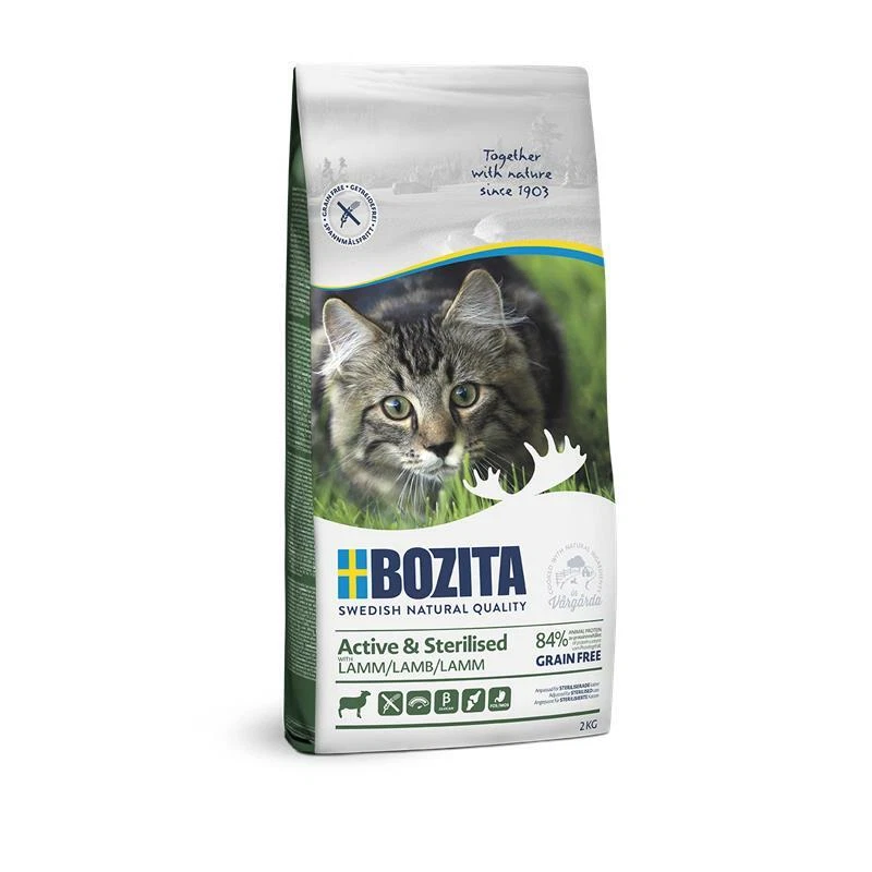 Bozita Active & Sterilised Grain free Lamb | 2kg Katzenfutter - Bild 1 von 1