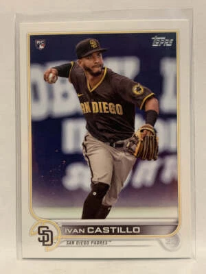 #140 Ivan Castillo Rookie San Diego Padres 2022 Topps Series One Baseball Card M - Image 1 of 2
