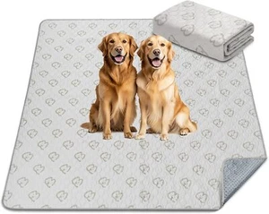 Washable Dog Pee Pads, Super Absorbent Puppy Training Pads for Playpen & Crate - Picture 1 of 12