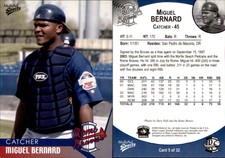 Miguel Bernard 2004 MultiAd Rome Braves #4 Card *AutographDen*