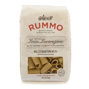 RUMMO Italian Pasta Mezzi Rigatoni No.51 Always Al Dente - Picture 1 of 3