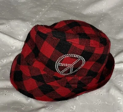 sombrero cubo justicia rojo cuadros talla única Foto 1 de 4