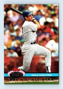 1992 Stadium Club Dome Paul Molitor Milwaukee Brewers #122 - Picture 1 of 2