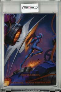 2022 Upper Deck Marvel Masterpieces Archangel Legendary Orange 51 96/99