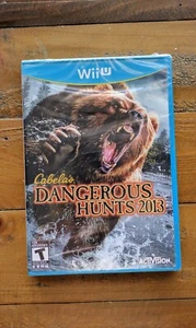 NEW ✹ Cabela's Dangerous Hunts 2013 ✹ Nintendo Wii U Game ✹ Factory Sealed ✹ USA - Picture 1 of 5