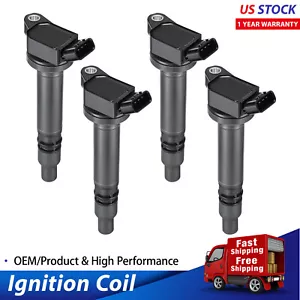 Paquete de 4 bobinas de encendido UF507 para Toyota Land Cruiser 2008-2011 5,7 L V8 - Imagen 1 de 7