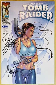Tomb Raider #9 Michael Turner Signed W/Dan Jurgens 2000 Unread NM/NM+ Lara Croft - Picture 1 of 4
