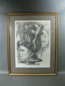Chaim Gross Original Signed Print Homage To Jacques Lipchitz Einstein 28/225 NR - Picture 1 of 8