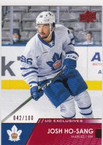 2021-22 Upper Deck AHL UD EXCLUSIVES #38 Josh Ho-Sang - Toronto Marlies #42/100 - Bild 1 von 1