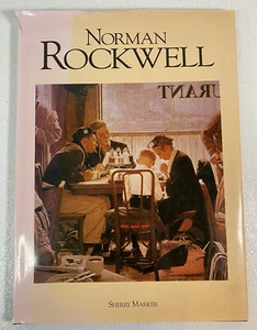 Normon Rockwell Hardcover 1989 W/ Dust Jacket 84 Color Prints  - Picture 1 of 6