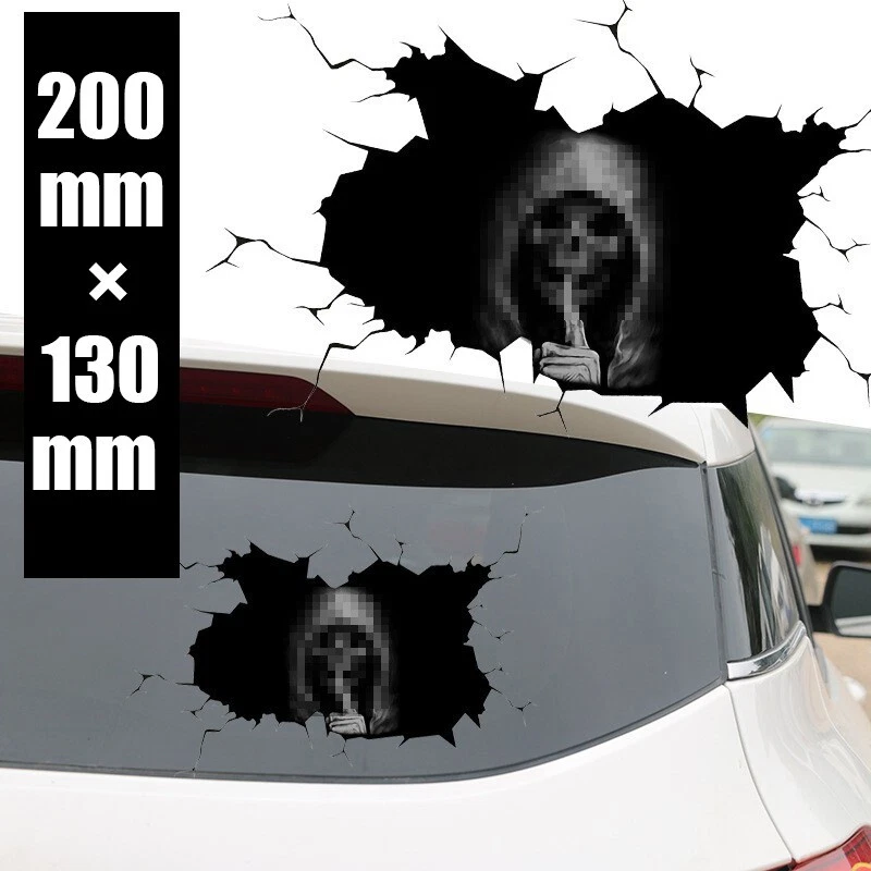 Car Window Waterproof Vinyl Car Sticker Decal Demon Dark Broken Style Foto 1 de 3