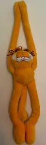 GARFIELD ULTRA RARO peluche vintage 16" gambe lunghe e braccia lunghe peluche adorabile! - Foto 1 di 15