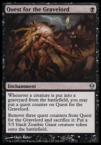 *MRM* FR/VF 4x Qu�te du Seigneur des tombes (Quest for the Gravelord) MTG ZEN - Imagen 1 de 1