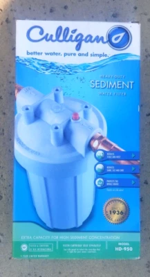 CULLIGAN HEAVY DUTY SEDIMENT WATER FILTER HD-950 Whole House Filter ~Opened Box~ - Image 1 of 4