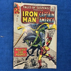 Tales Of Suspense #73 (enero 1966, Marvel) BAJA CALIDAD - CUBIERTA DE CÓMIC CABALLERO NEGRO - Imagen 1 de 11