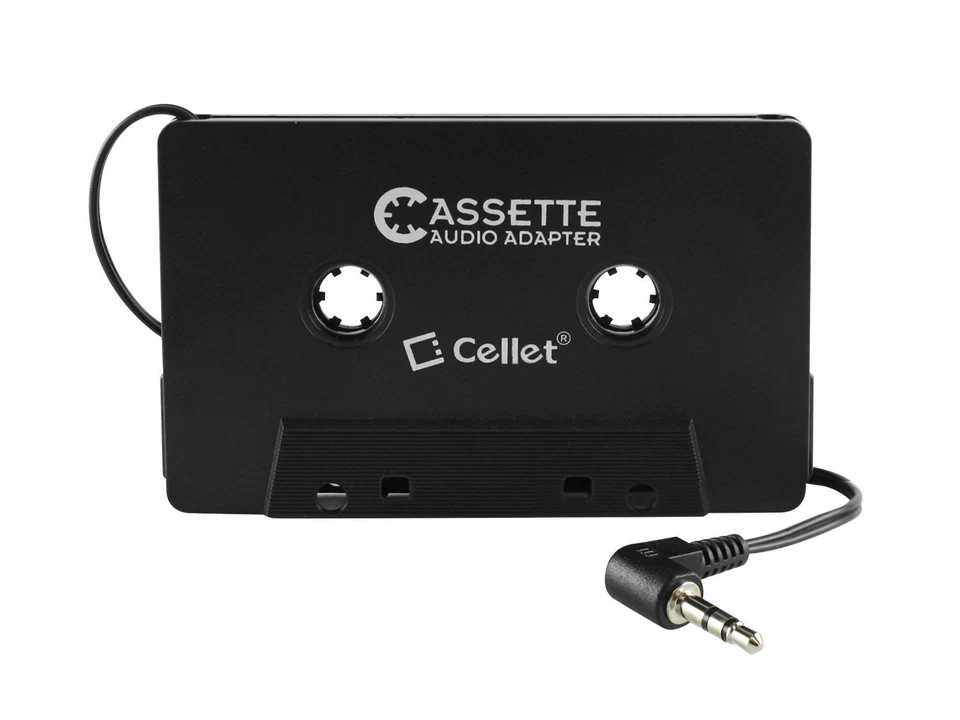Cellet Car Home Cassette 3.5mm Audio Adapter for iPhone Samsung Motorola HTC LG - Image 1 of 1