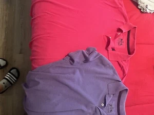 Set Express Herren Baumwolle Kurzarm Polo 1-Rosa 1-LilaXL - Bild 1 von 3