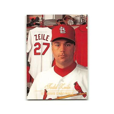 Tarjeta de béisbol Todd Zeile 1994 Studio #57 St. Louis Cardinals casi nueva Foto 1 de 3