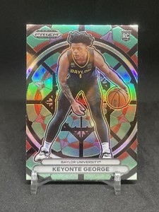 2023 Panini Prizm Draft Picks Basketball Keyonte George Stained Glass Case Hit