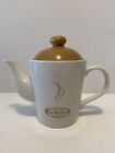 Tim Hortons Always Fresh Tea Pot 6 1/4" Tall With Lid. Some Crazing on Lid.