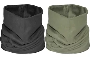 Schlauchschal Mund Nase Schutz Multifunktionstuch Rundschal Fleece Innenfutter - Picture 1 of 5