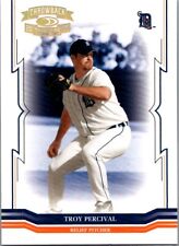2005 Donruss Throwback Threads Troy Percival Gold Century Proof /100 Tigers #131