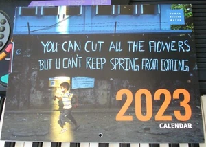 Human Rights Watch - 2023 Calendar Plus Planner 12-Months  10 3/4 in x 8 1/4 in - Picture 1 of 6