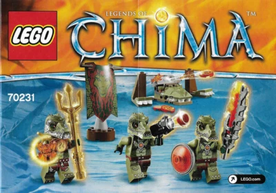 LEGO New 70231 Instruction Only Legends of Chima Crocodile Tribe Manual  - Image 1 of 2
