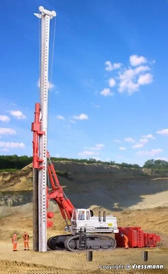 LIEBHERR 974 POWER HAMMER / PILE DRIVER RAM en pistas - KIT escala HO - NUEVO Foto 1 de 4