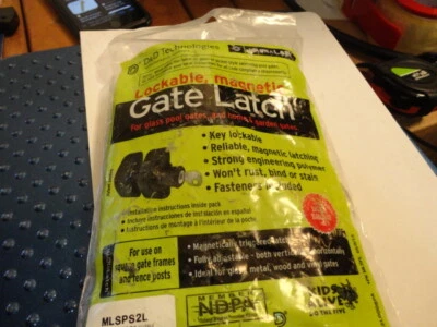 D&D TECHNOLOGIES LOCKABLE MAGNETIC GATE LATCH - MLSPS2L - Image 1 of 3