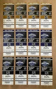 KINGS STANLEY CUP SEASON 2012 NHL HOCKEY PLAYOFF TICKETS v CANUCKS BLUES COYOTES - Picture 1 of 1