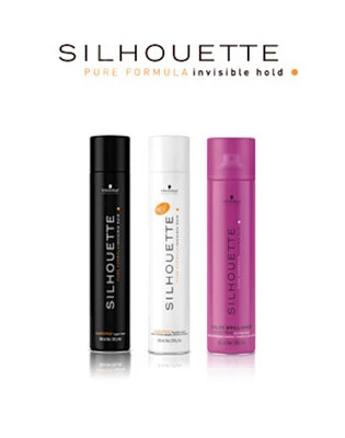 Schwarzkopf Silhouette Hairspray or Mousse Super Hold, Flexible or Coloured
