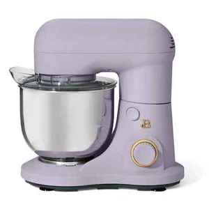Stilvoller 3,5 Quart Standmixer von Drew Barrymore mit Edelstahlschüssel, Lavendel - Bild 1 von 11