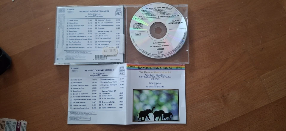 CD HENRY MANCINI The Music Of Henry Mancini 1991 alle 21 Greatest Hits BEST OF - Bild 1 von 1