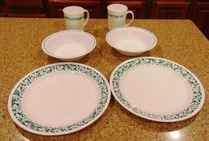 Corelle 6 Stück 2 Stück je grüner Schwamm Weihnachtsbaum Urlaub - Bild 1 von 6