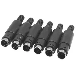 DIN Stecker 10er Set f??r PS2 mit Steckerbuchse und verschiedenen PIN Typen - Picture 1 of 27