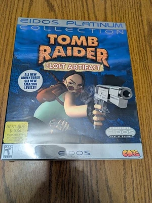 Sealed Eidos Platinum Collection Tomb Raider The Lost Artifact PC Big Box New - Image 1 of 4