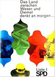 Das Land zwischen Weser und Diemel denkt an morgen... Liste 1 SPD / Entwurf: Rei - Bild 1 von 1