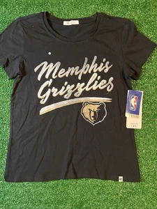 '47 Brand Women's City Edition Memphis Grizzlies Frankie T-Shirt Sz Small NBA - Picture 1 of 5
