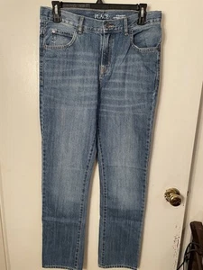 NWT The Children's Place Girls Jeans Size 16 Blue Straight Leg Adjustable Waist - Picture 1 of 16