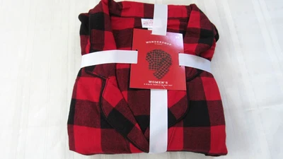 Top y pantalones de pijama Wondershop rojo búfalo a cuadros 100 % algodón nuevos con etiquetas talla grande 4X Foto 1 de 4