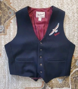 WOOLRICH Wool Blend Hunting Waistcoat Vest L - Picture 1 of 10