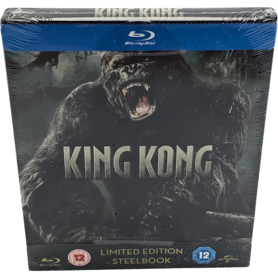 King Kong (2005) - Zavvi UK Ltd Edition Steelbook Blu Ray